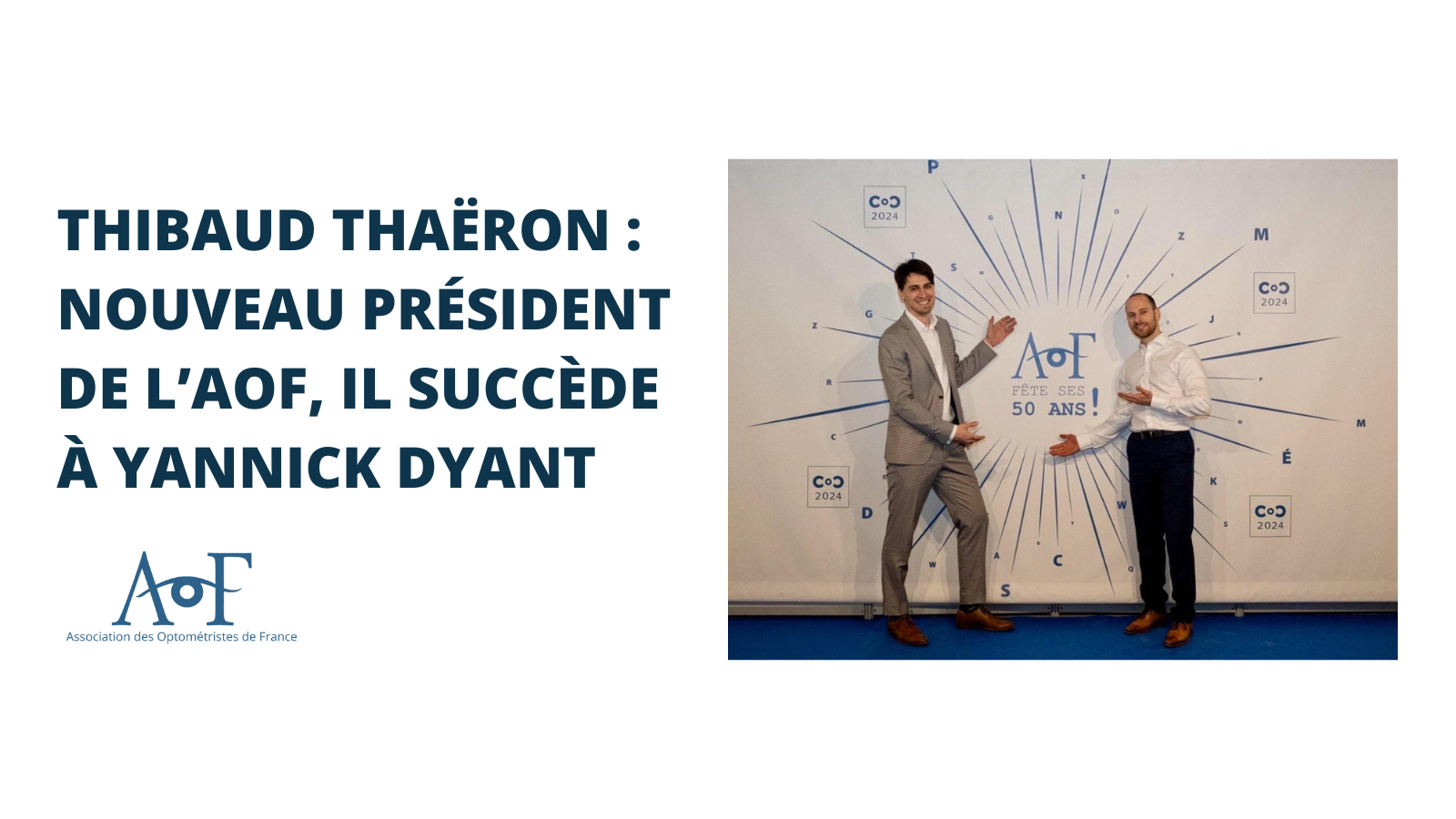 Thibaud Thaëron : Président de l'AOF